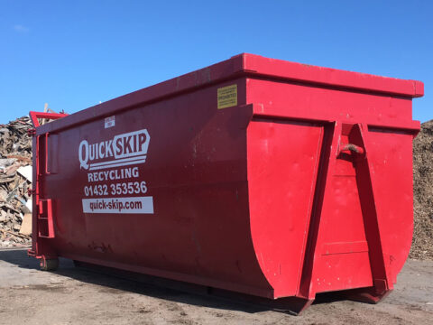 Skip Hire Hereford | Mini & Builders Skips | Wheelie Bins | Quickskip